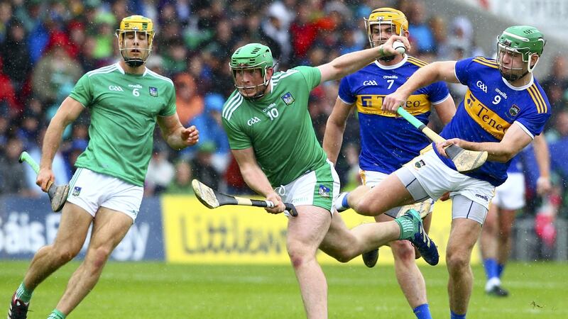 Shane Dowling in action against Tipperary. Last year his introduction in the All-Ireland semi-final and final was a signal to Limerick that  it was time to make the big push for home. Photograph: Ken Sutton/Inpho