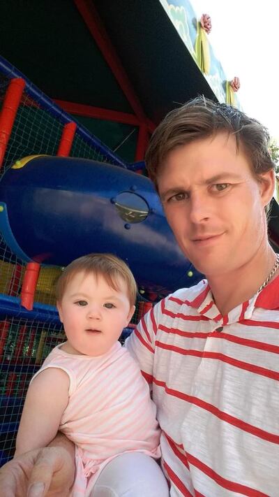 Alan Herbert and his daughter. Alan regards himself as an introvert but sees   this personality trait as being separate from his parenting style