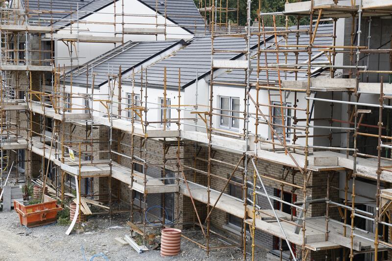 New house being built in Firhouse, Dublin. Photograph: Nick Bradshaw 