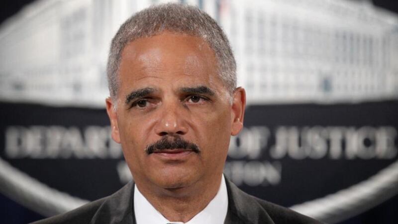 US attorney general Eric Holder assured Ferguson residents that justice would prevail in relation to the shooting of Michael Brown, and stressed the Obama administration’s commitment to civil rights in this and other cases. Photograph: Alex Wong/Getty Images