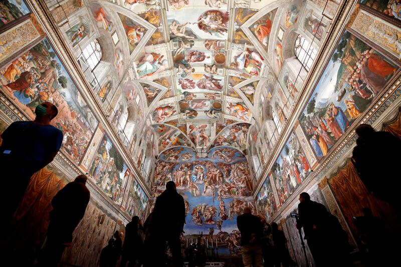 Cardinals will vote in the Sistine Chapel. Photograph: Alessandra Tarantino/AP