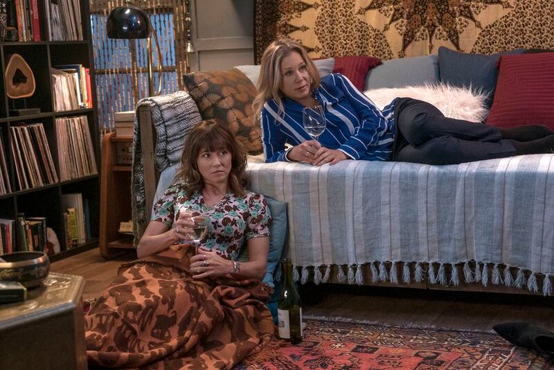Christina Applegate and Linda Cardellini in Dead To Me. Photograph: Saeed Adyani/Netflix