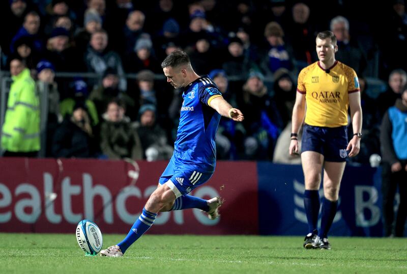 Kevin McManamon was part of the referee support staff during Leinster's interpro with Connacht in January 2023. Photograph: Dan Sheridan/Inpho