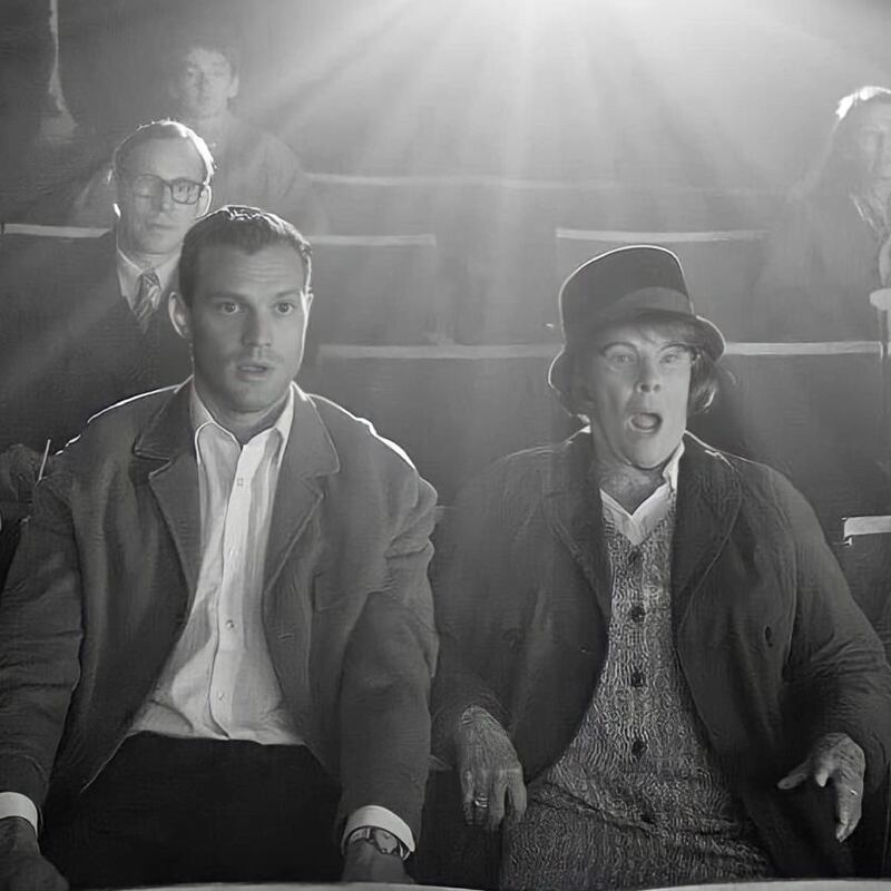 Jamie Dornan (left) in Belfast