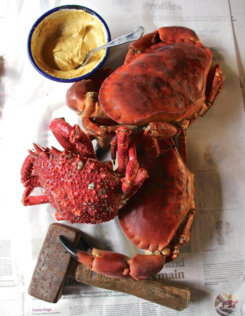 Coronation mayonnaise crab