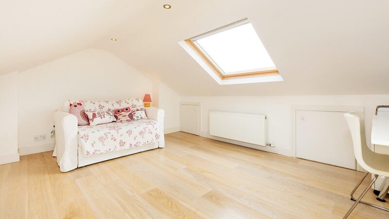Converted attic at No 56 Hollybank Road.