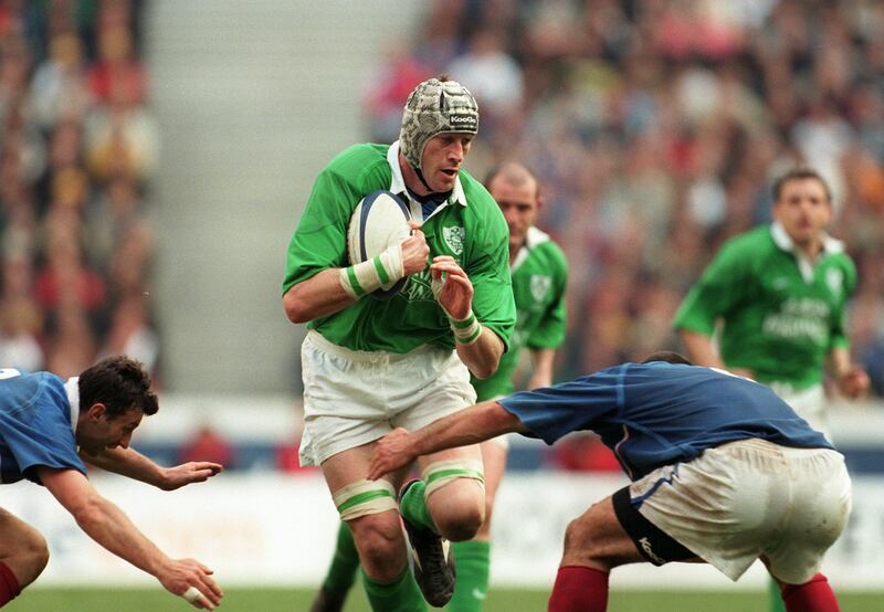 Paddy Johns played in all three Italian defeats, in 1995 and the two in 1997. File photograph: Billy Stickland/Inpho 