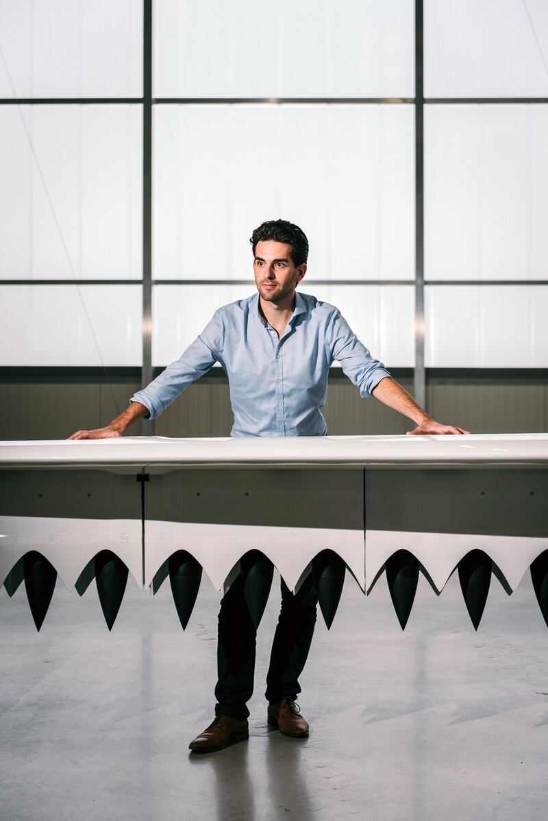 Chief executive of Lilium Daniel Wiegand: ‘I was flying long before I was allowed to drive a car.’ Photograph: Felix Schmitt/The New York Times