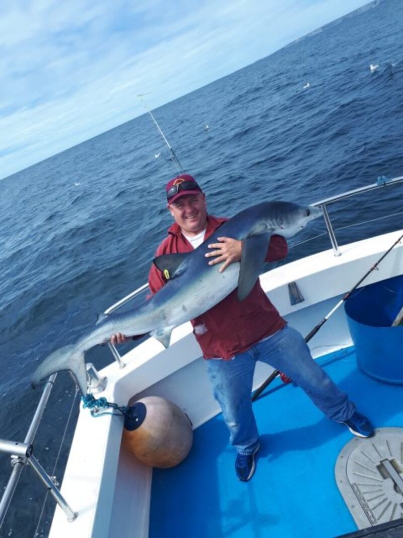 Galway Bay blue shark of 164cm for Paul Twomey