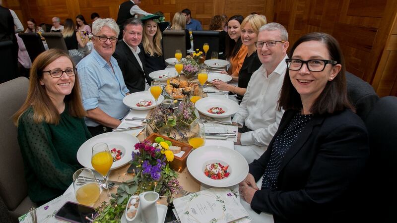Guests at the breakfast launch  for  the Banquet at Electric Picnic in L’Ecrivain restaurant on Monday.