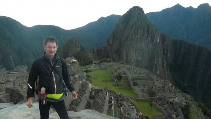 Tony Mangan at Machu Picchu in Peru
