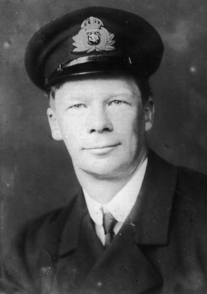 Conor O'Brien, circa 1915 in a Royal Navy reserve uniform