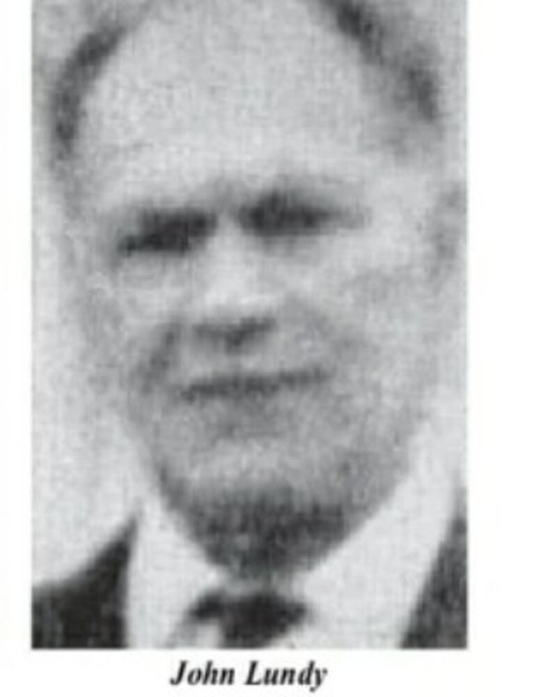 My great-uncle John Lundy