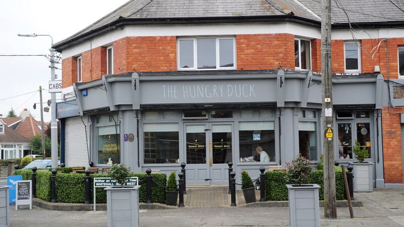The Hungry Duck restaurant, serving food all day, is the best place to eat in the Crumlin area by quite some distance. Photograph: Aidan Crawley