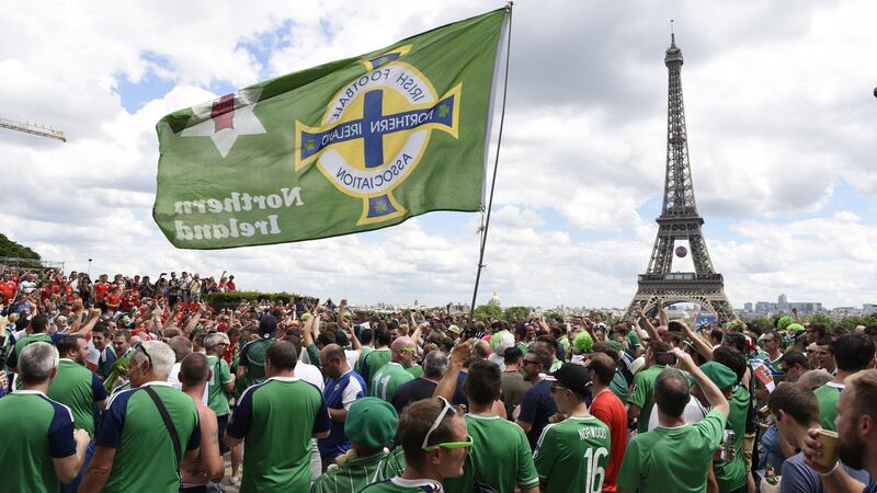 Northern Ireland fans had plenty to celebrate when they reached France in 2016. Photo: Getty Images