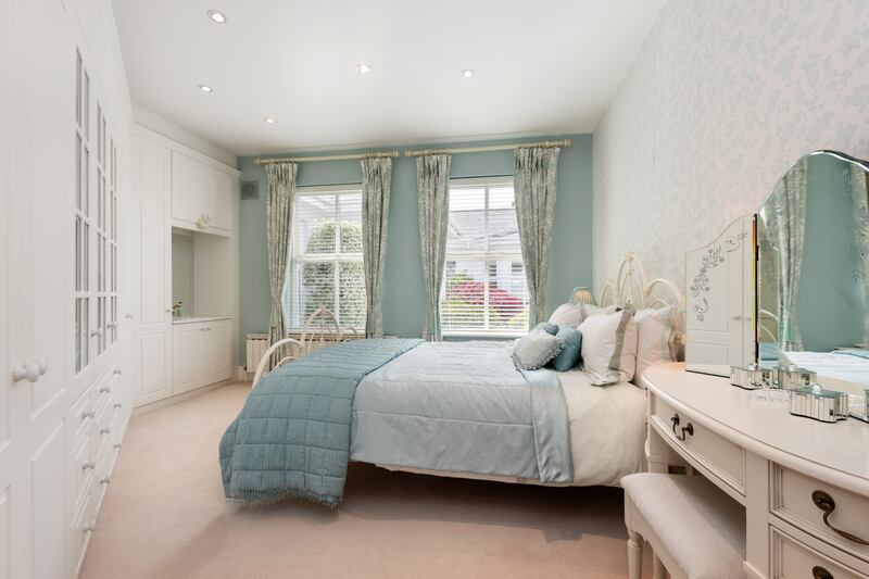 All of the bedrooms have extensive built-in shelving and wardrobes.
