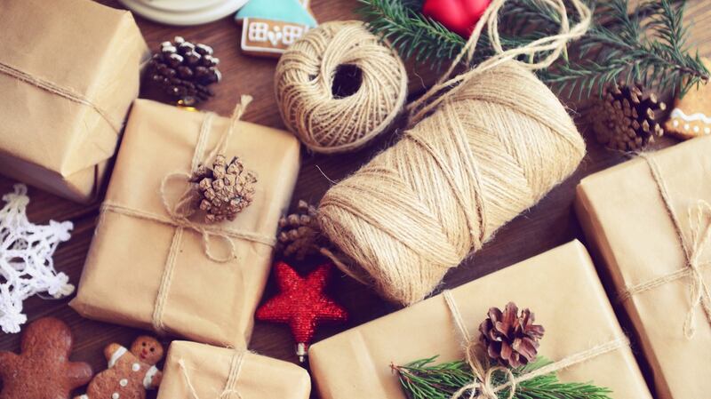 Use recycled paper to wrap your gifts this year. Photograph: iStock