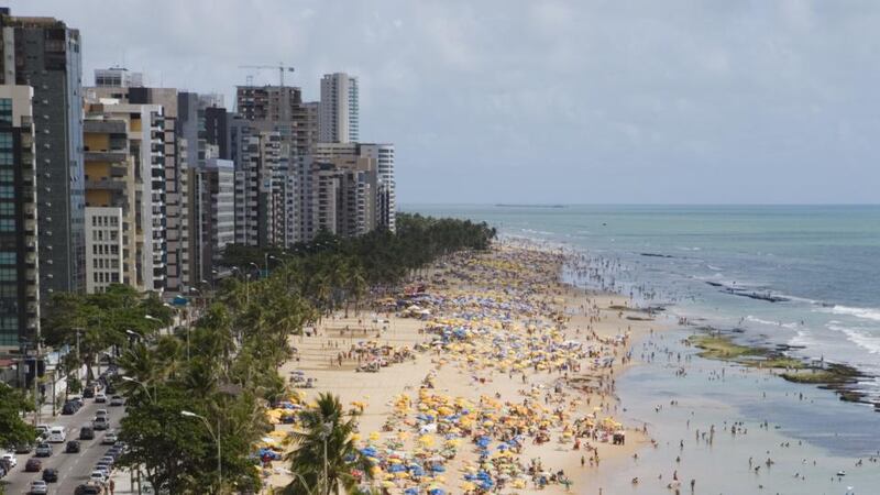 Brazilian beginnings: the beach at  Recife. Photograph: Holger Leue/Getty Images