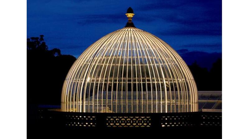 The domed roof of the restored conservatory. PHOTOGRAPH: VIBSE DUNLEATH