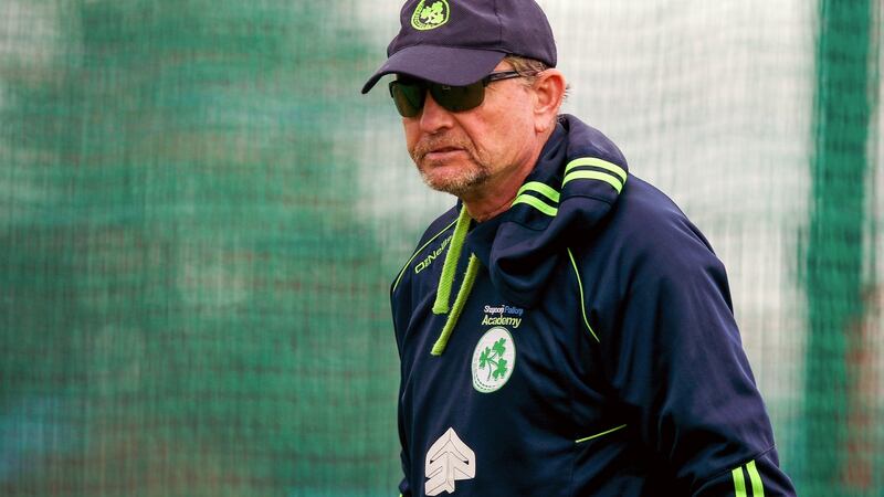 Ireland head coach Graham Ford is preparing for a new venue in Sharjah for Friday’s winners-takes-all clash with Namibia. Photograph: Photograph: Tommy Dickson/Inpho
