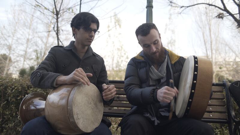 Ruairi Glasheen talked to and filmed these  drummers in Iran