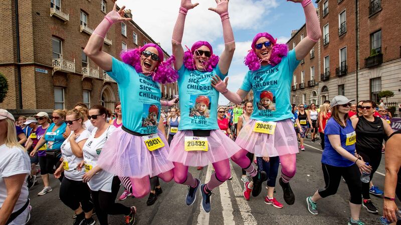 Participants in the VHI Women’s Mini Marathon. Photograph: ©INPHO/Morgan Treacy