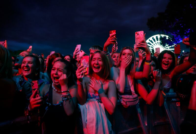 Niall Horan fans at Electric Picnic. Photograph: Alan Betson/The Irish Times
