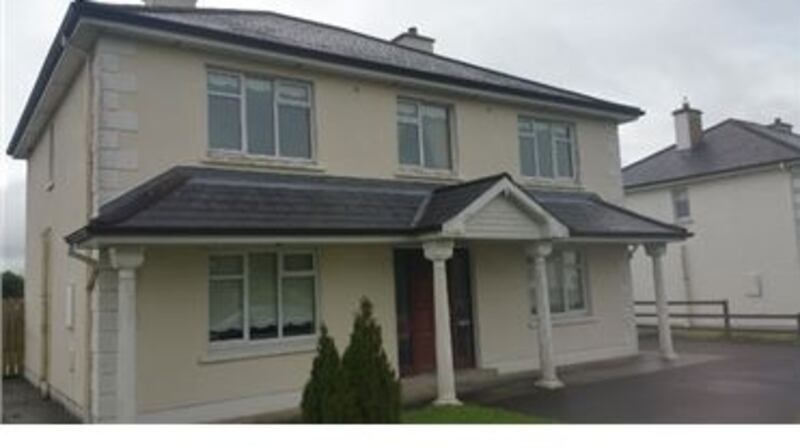 Boyle Road, Frenchpark, Roscommon, where a four-bed semi-detached is for sale for €85,000. (Photograph: myhome.ie)