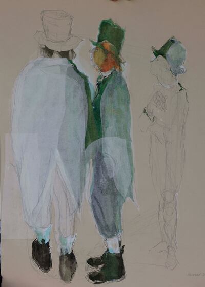 Art by Manar Shouha. Photograph: Alan Betson