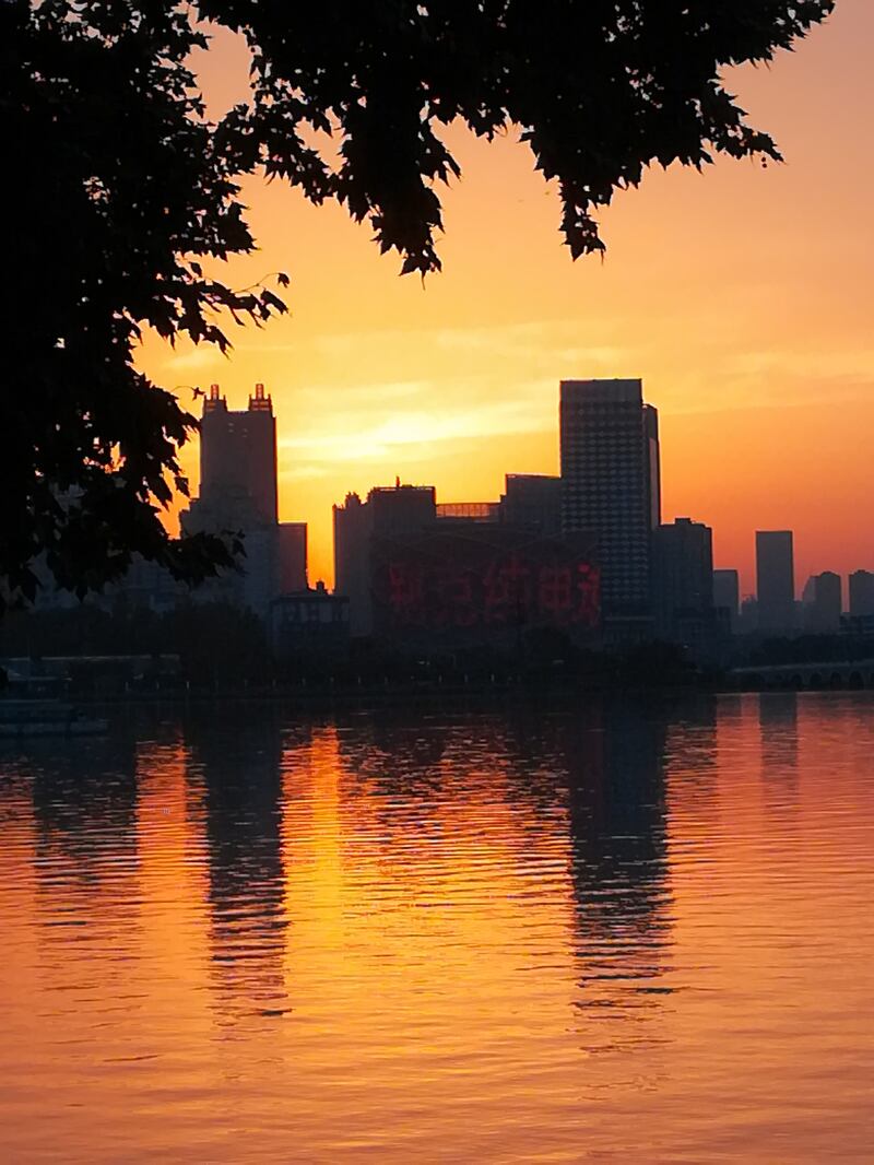 Sunset in Wuhan
