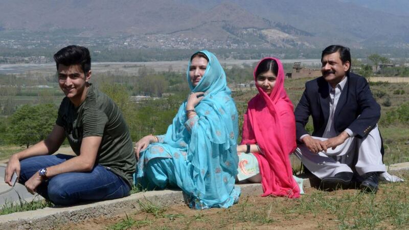 Yousafzai family: Ziauddin with his son Atal, wife, Torpekai, and daughter, Malala, in the Swat valley in March this year. Photograph: Abdul Majeed/AFP/Getty