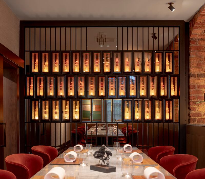 Midleton private dining room at Chapter One