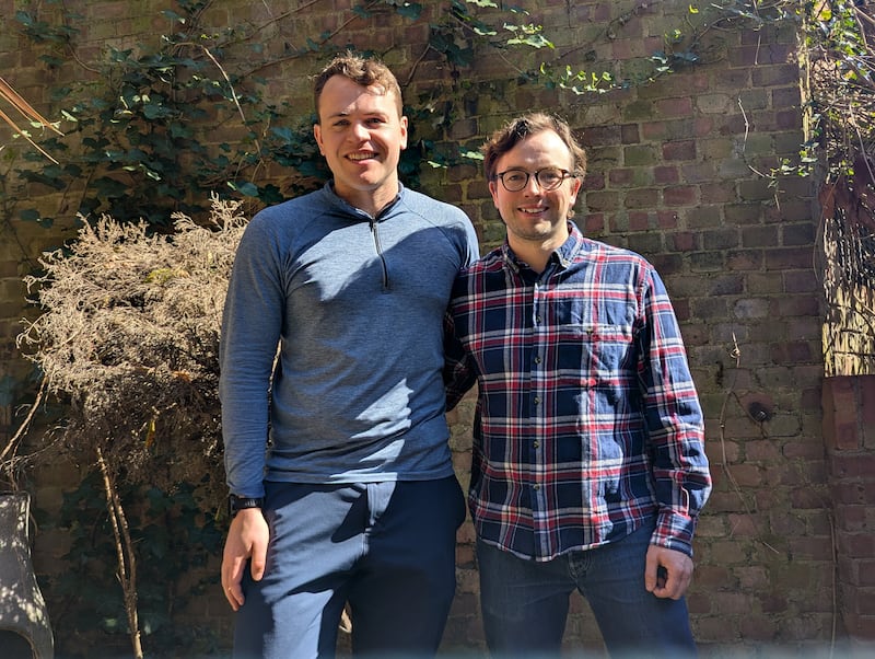 Pulc.AI co-founders Cillian Ó Fathaigh and  Charles Dillon.