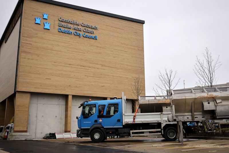 The North City Operations Depot in Ballymun. Photograph: Chris Maddaloni