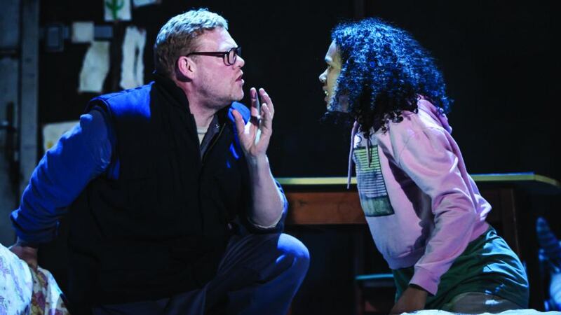 Liam McKenna and Witney White in ‘Room’. Photograph: Scott Rylander