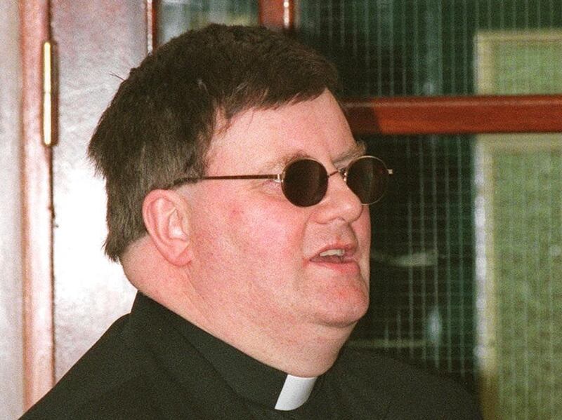 Fr Seán Fortune leaving the Circuit Court in Wexford in 1999. Photograph: Eric Luke