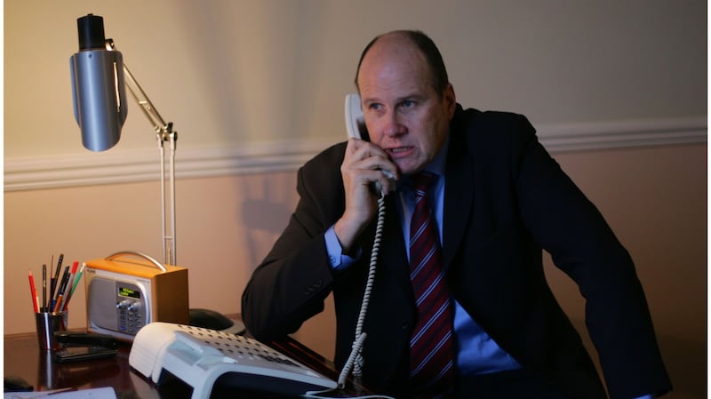 Ivan Yates of Celtic Bookmakers conducting of press and media interview from the Offices of Heneghan Public Relations in Dublin in 2011 in the light of the announcement that his company Celtic Bookmakers had gone into receivership. Photograph: Bryan O’Brien / The Irish Times