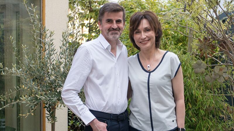 Gary Boyle, a former head of HR, pictured with his wife Joan at their home in Porter’s Gate, Clonsilla, Co Dublin. Photograph: Dave Meehan/The Irish Times