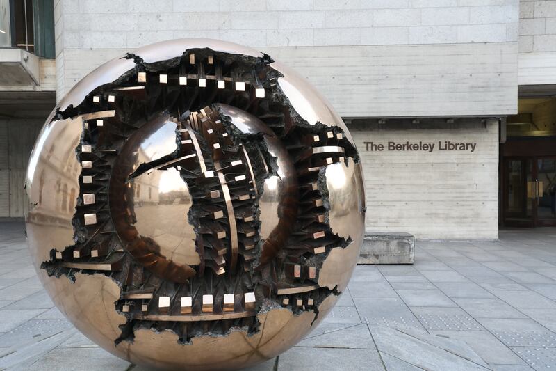 The Sfera con Sfera, or Sphere within a Sphere, at Trinity College Dublin. Photograph: Nick Bradshaw