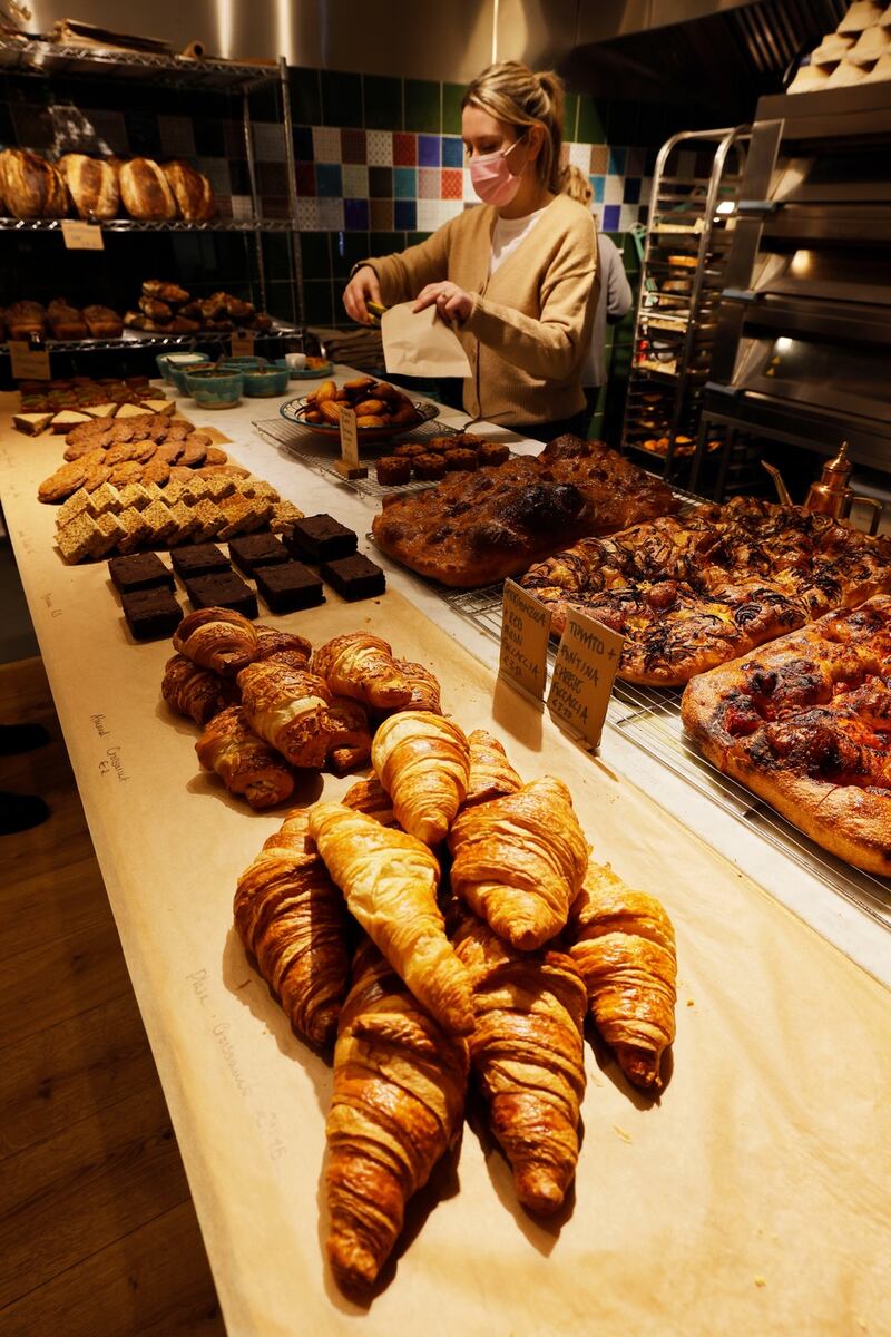 Pastries in Roundwood Stores. Photograph: Alan Betson