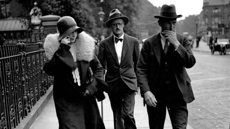 London,  July 4th, 1931: James Joyce  after his Kensington register office wedding to  Nora Barnacle. Photograph: Popperfoto/Getty Images)