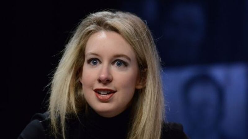 Elizabeth Holmes, founder and chief executive of Theranos, was once estimated by Forbes to have a personal net worth of $4.5 bn. Photograph: Lisa Lake/ Getty Images