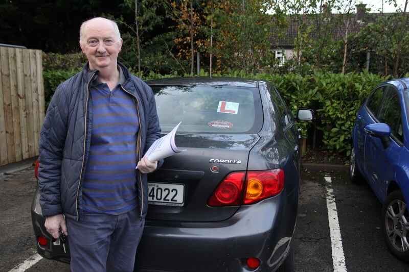 Learner driver Denis Murray in The Test