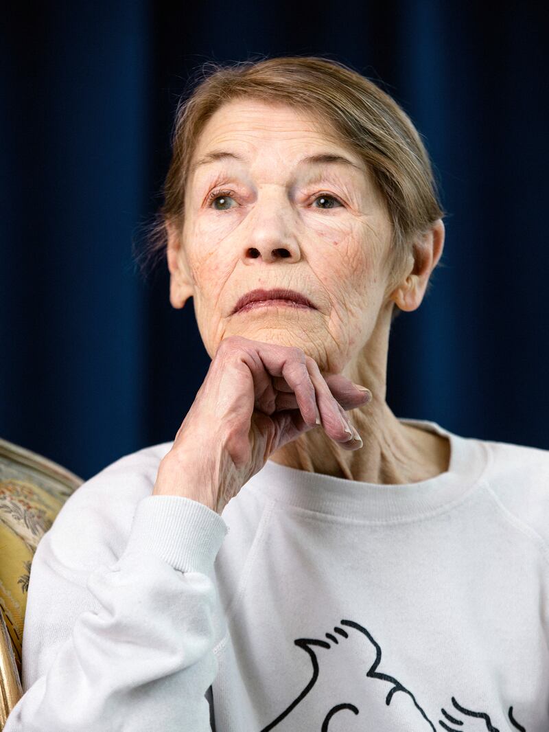Glenda Jackson during a rehearsal of Edward Albee’s “Three Tall Women” in 2018. Photograph: Annie Tritt/The New York Times
                      