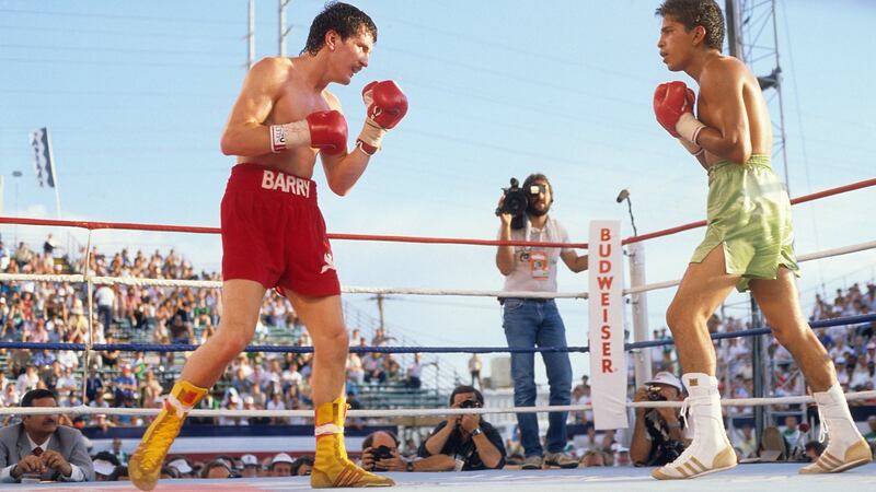 The fierce Las Vegas heat was what ultimately finished McGuigan’s hopes. Photo: Donaldson Collection/Michael Ochs Archives/Getty Images