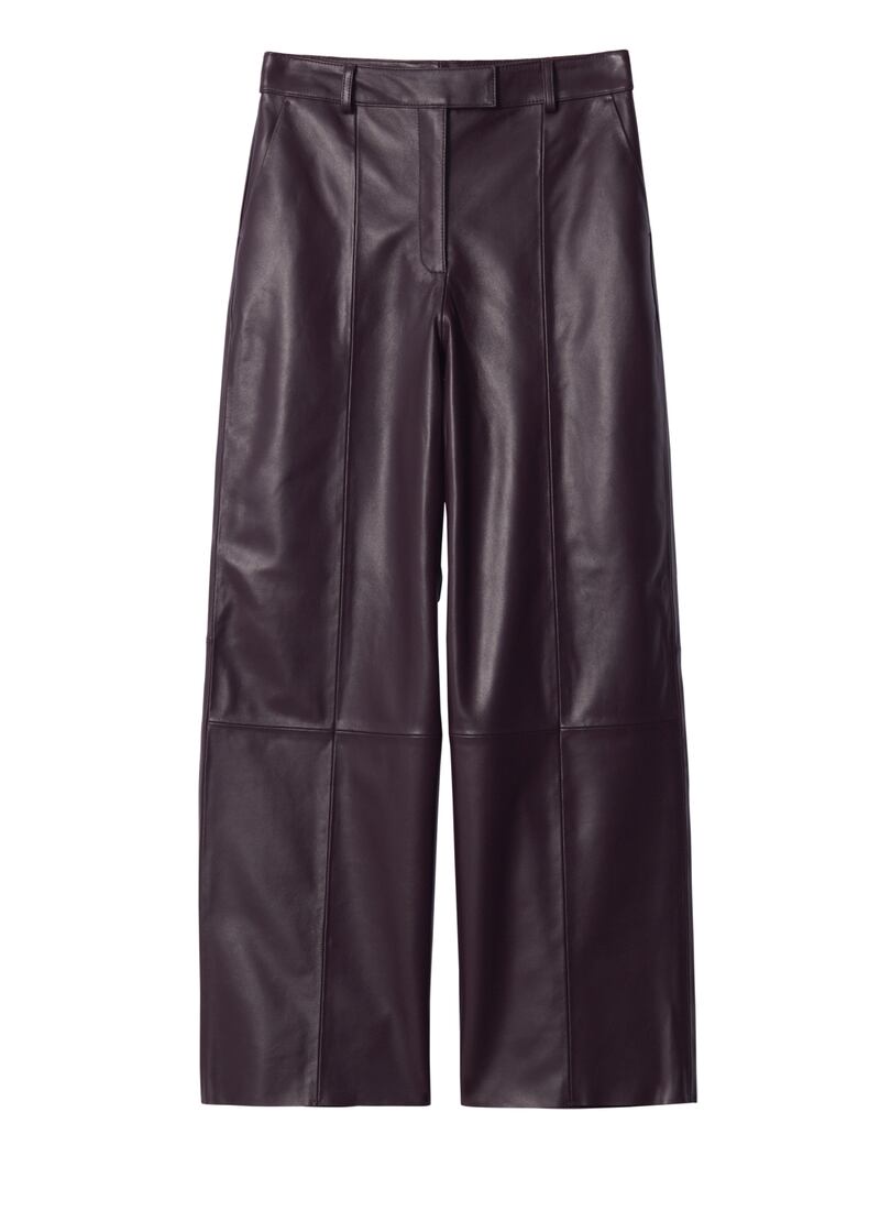 Leather trousers, €379, & Other Stories