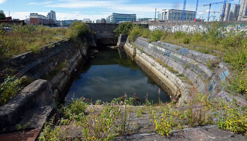 The Georgian Graving Docks, at the Grand Canal Basin, Ringsend, Dublin. Photograph: Eric Luke

