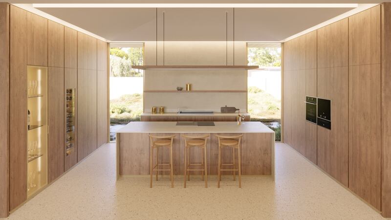CGI of kitchen