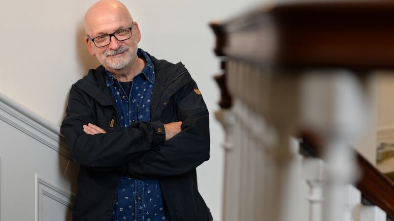 Author Roddy Doyle photographed in Dublin. Photograph: Dara Mac Dónaill / The Irish Times