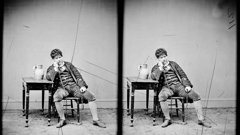 Dion Boucicault in character, taken between 1860-1865. Photograph: Mathew Brady/Harvard Theatre Collection/Wikimedia Commons